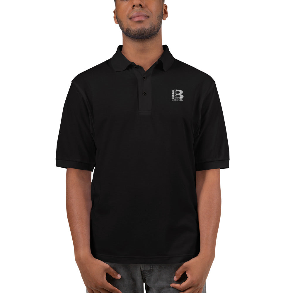 Black Like Me Embroidered Men's Premium Polo