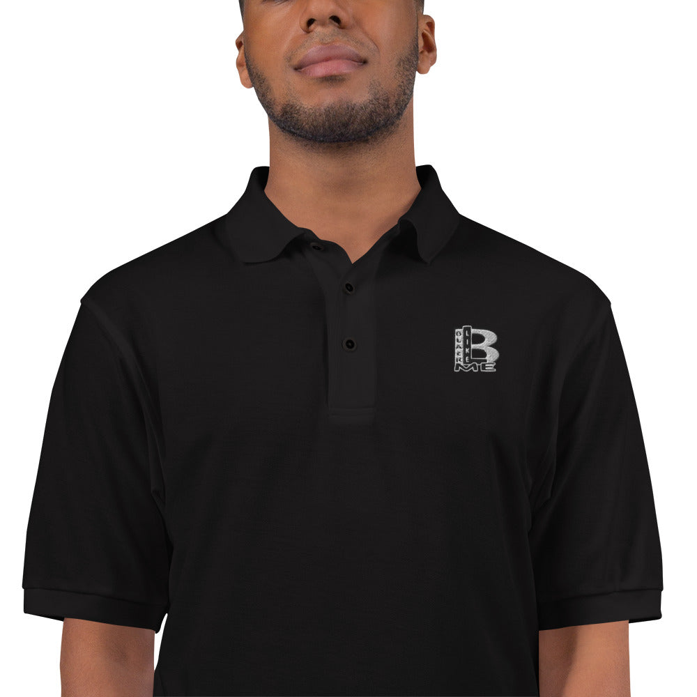 Black Like Me Embroidered Men's Premium Polo