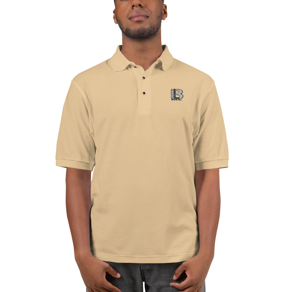 Black Like Me Embroidered Men's Premium Polo