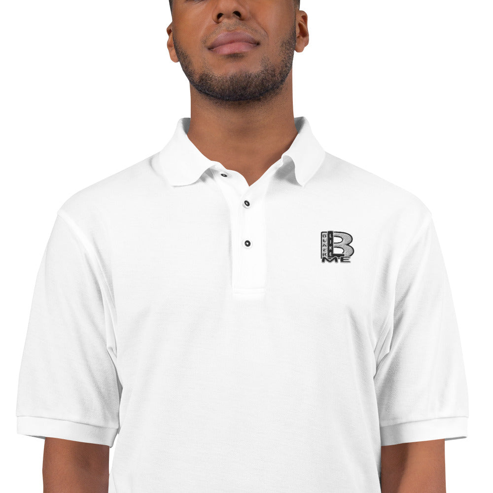 Black Like Me Embroidered Men's Premium Polo