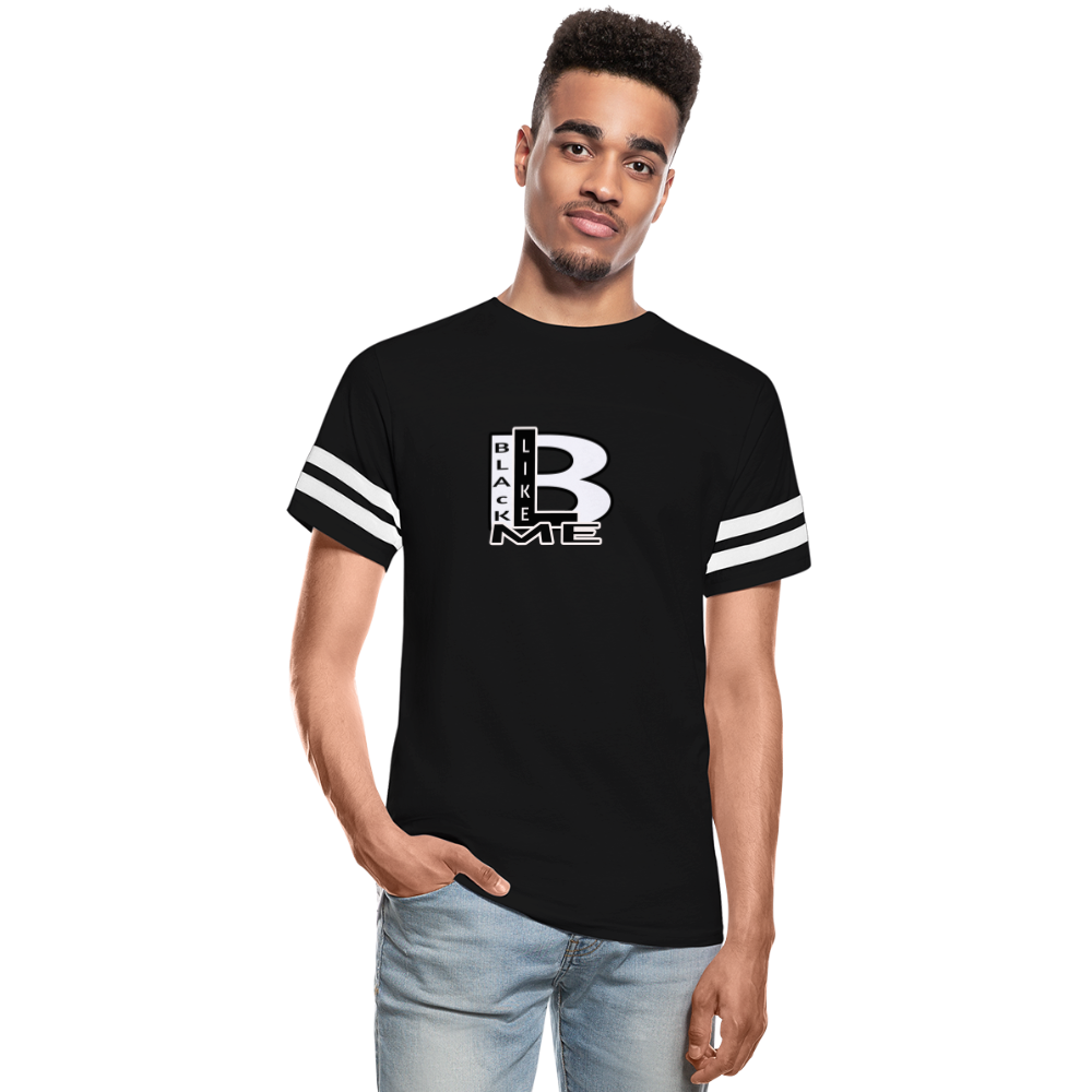 Black Like Me "Uncaged" Vintage Sport T-Shirt - black/white