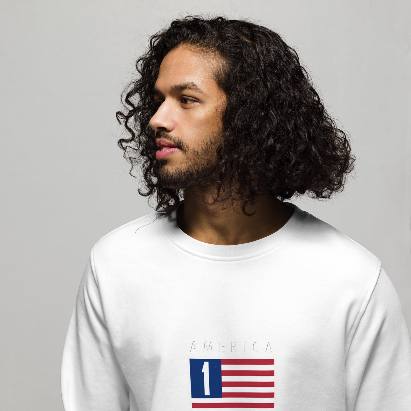 One America "Prestige" Unisex organic sweatshirt