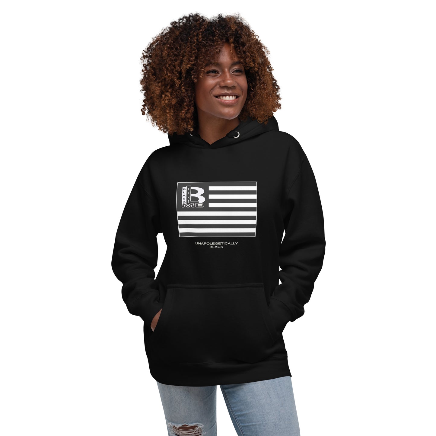 Black Like Me "Uncaged Flag" Premium Unisex Hoodie