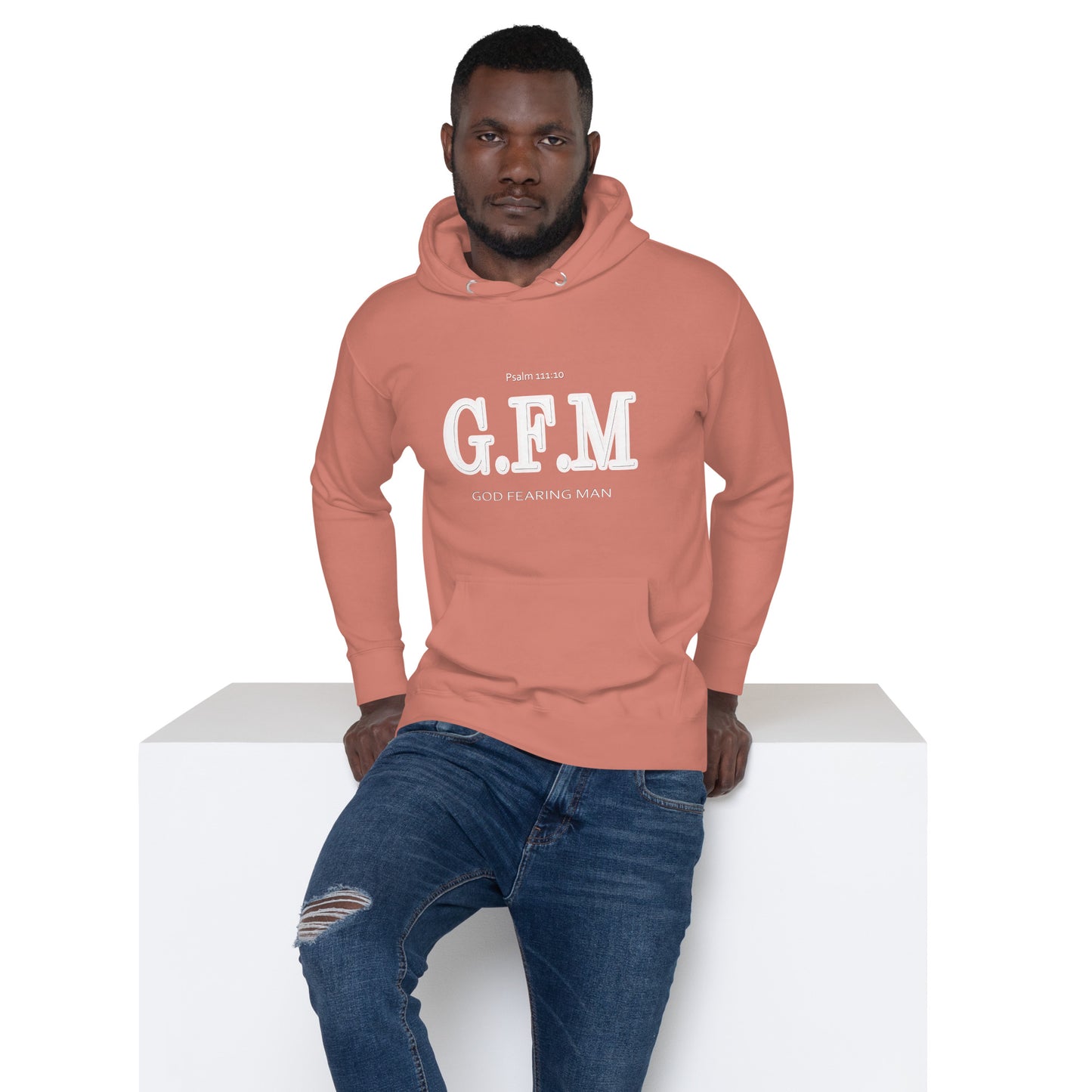 God Fearing Man "Bold Wht" Unisex Hoodie