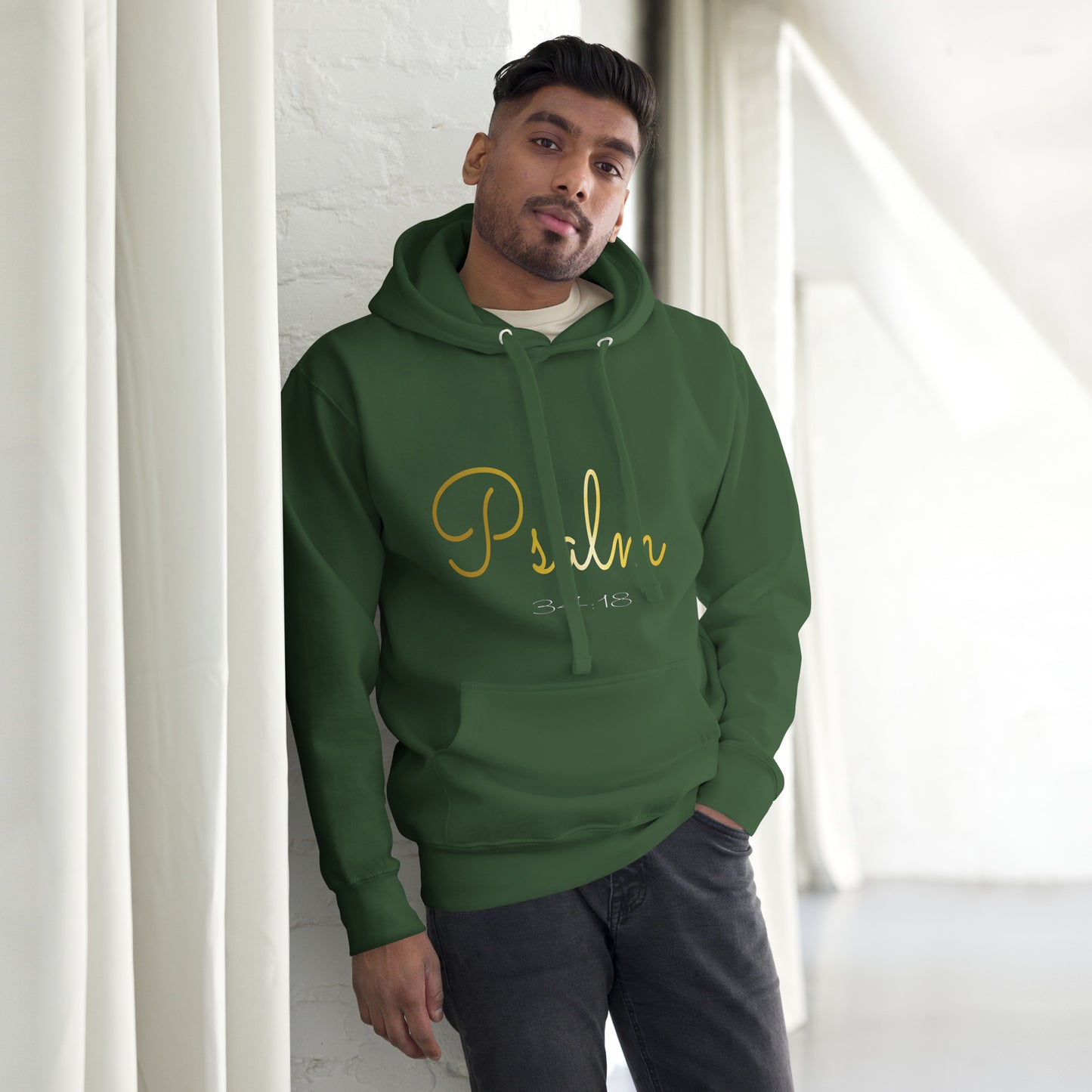 Brokenhearted "Psalm 34:18" Premium Unisex Hoodie