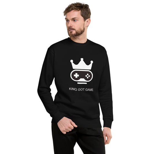 King Got Game Unisex Premium Gamer Sweatshirt