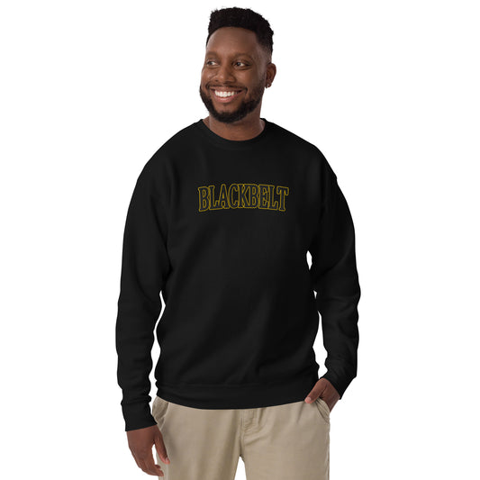 Embroidered Blackbelt Area Unisex Premium Sweatshirt