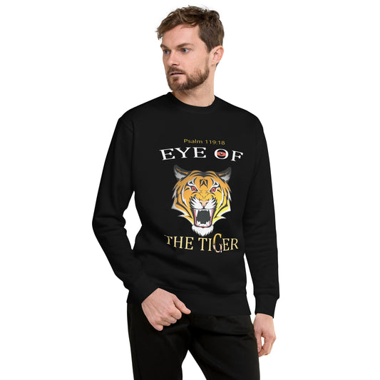 Eye Of The Tiger Unisex Premium Sweatshirt