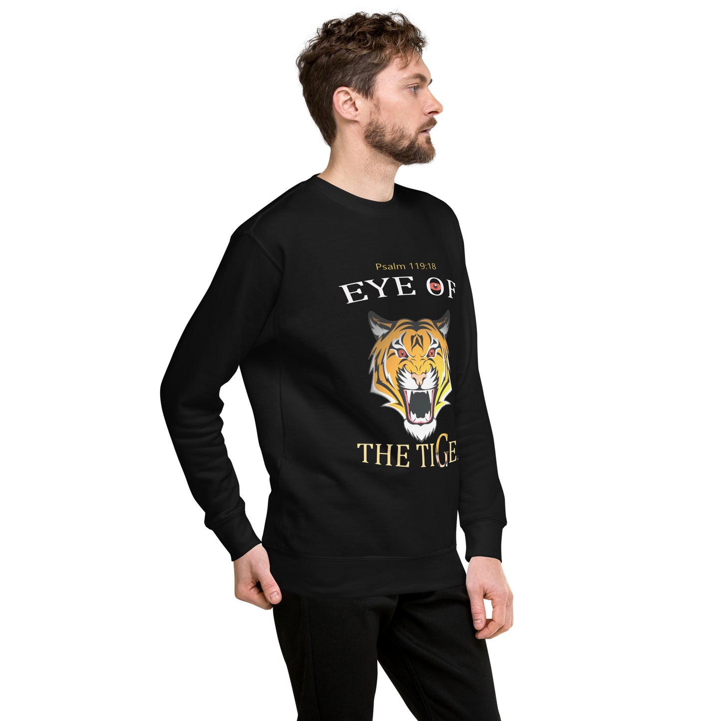 Eye Of The Tiger Unisex Premium Sweatshirt