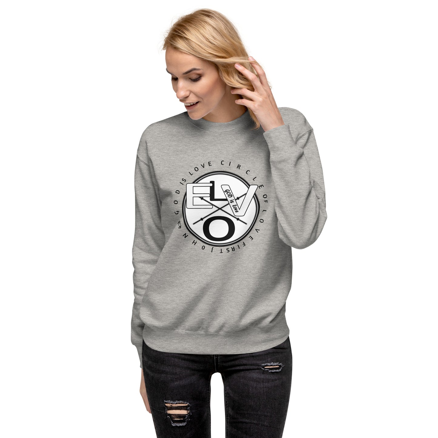 Circle of Love Unisex Premium Sweatshirt