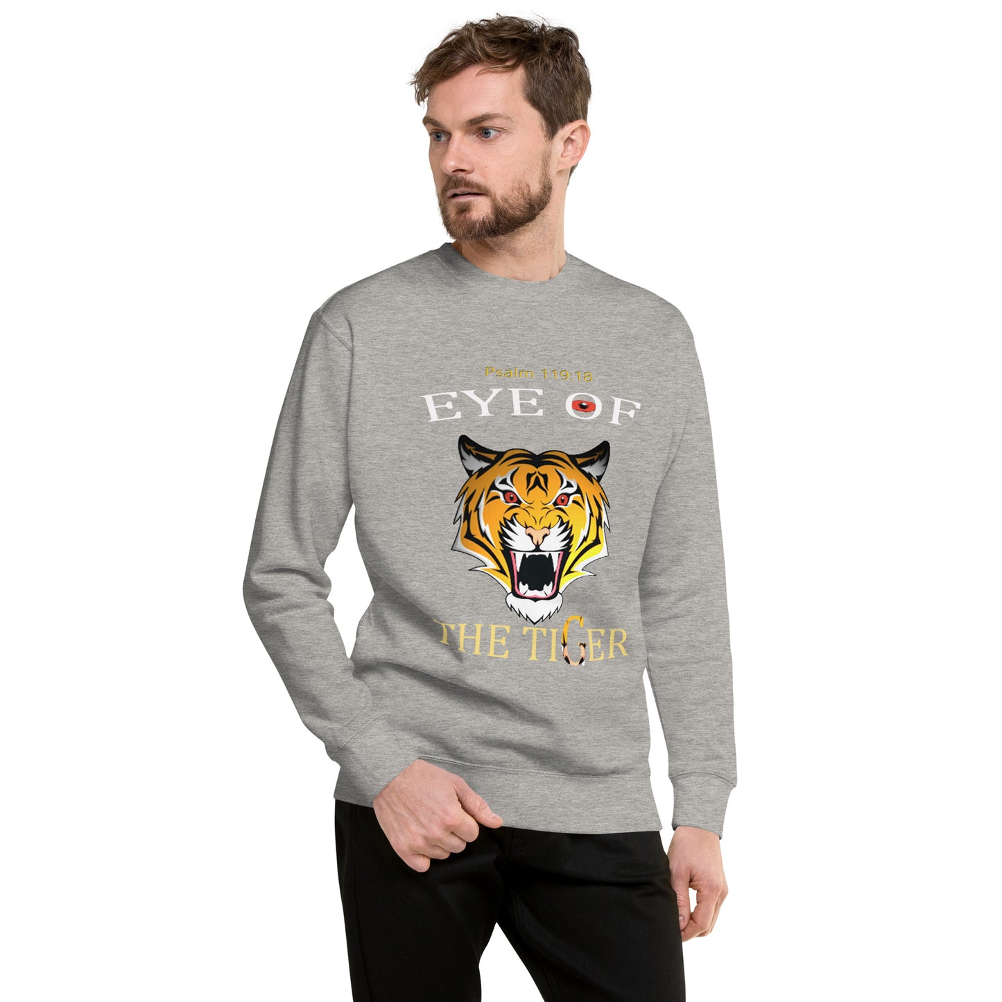 Eye Of The Tiger Unisex Premium Sweatshirt