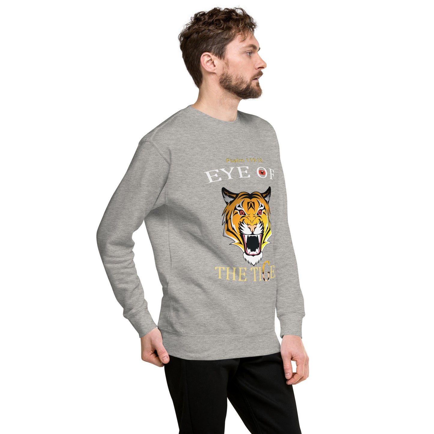 Eye Of The Tiger Unisex Premium Sweatshirt