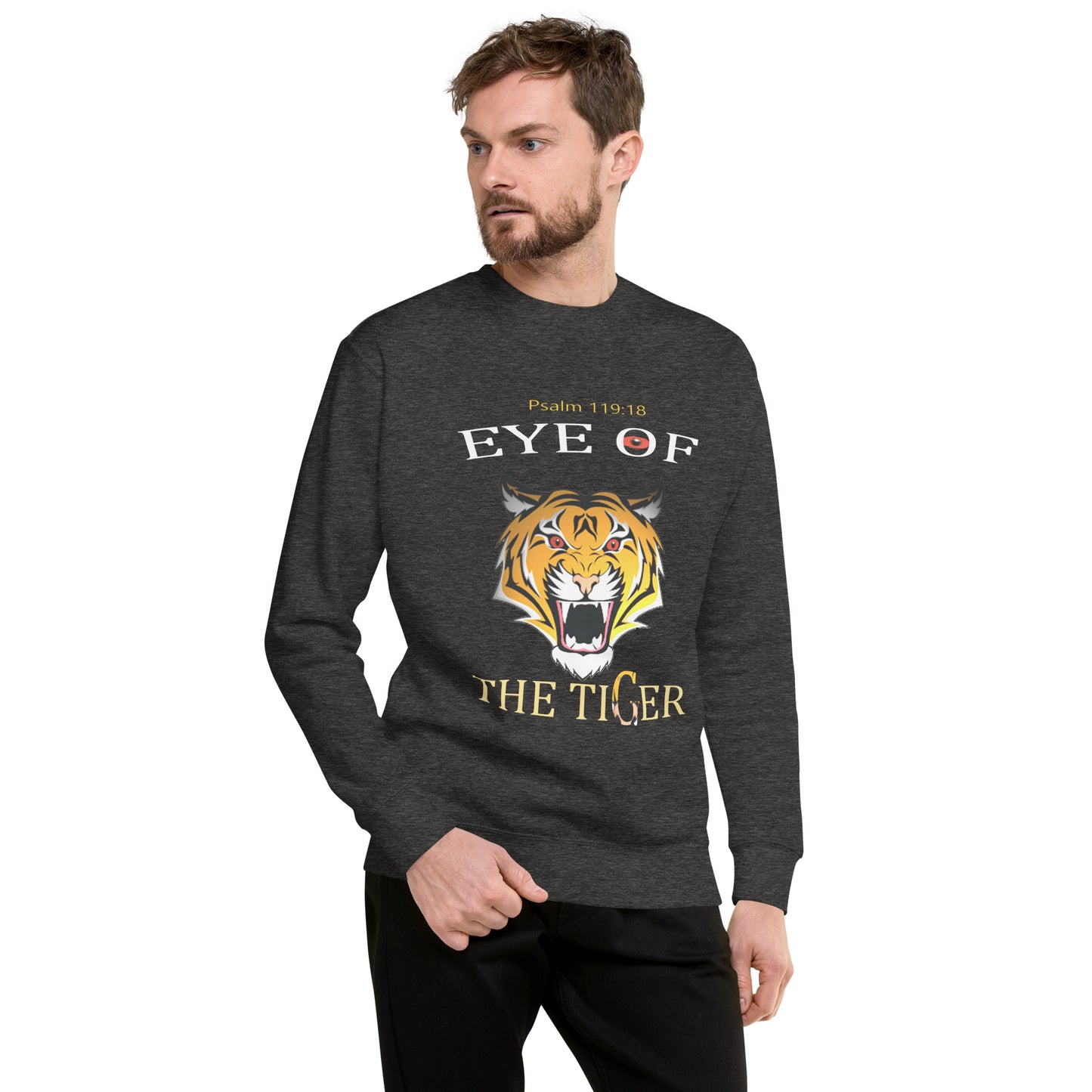 Eye Of The Tiger Unisex Premium Sweatshirt