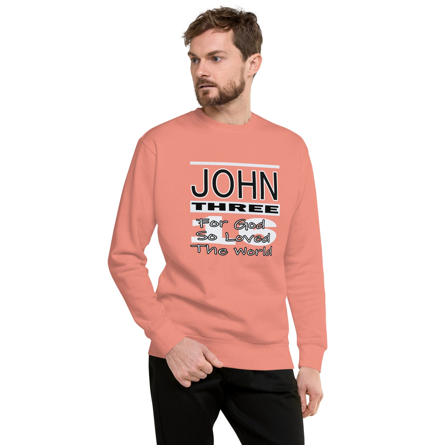 John 3:16 Unisex Premium Sweatshirt