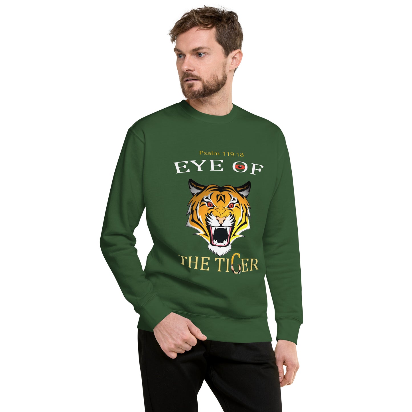 Eye Of The Tiger Unisex Premium Sweatshirt