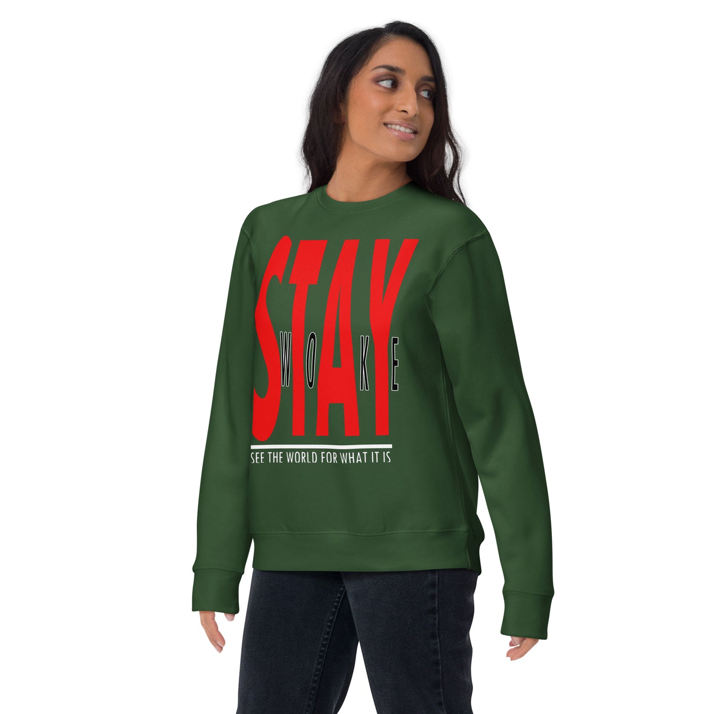 Stay Woke "20/20" Unisex Premium Sweatshirt