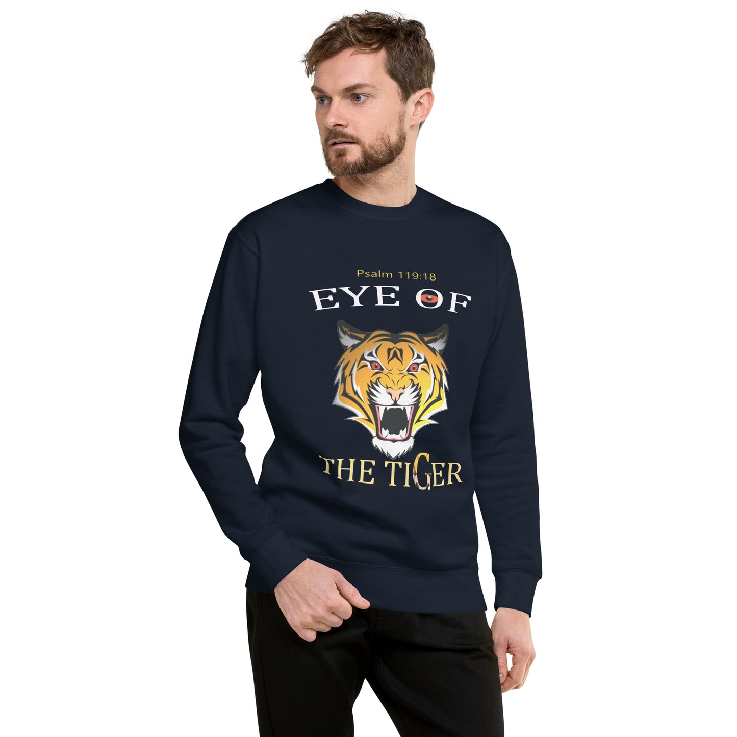 Eye Of The Tiger Unisex Premium Sweatshirt