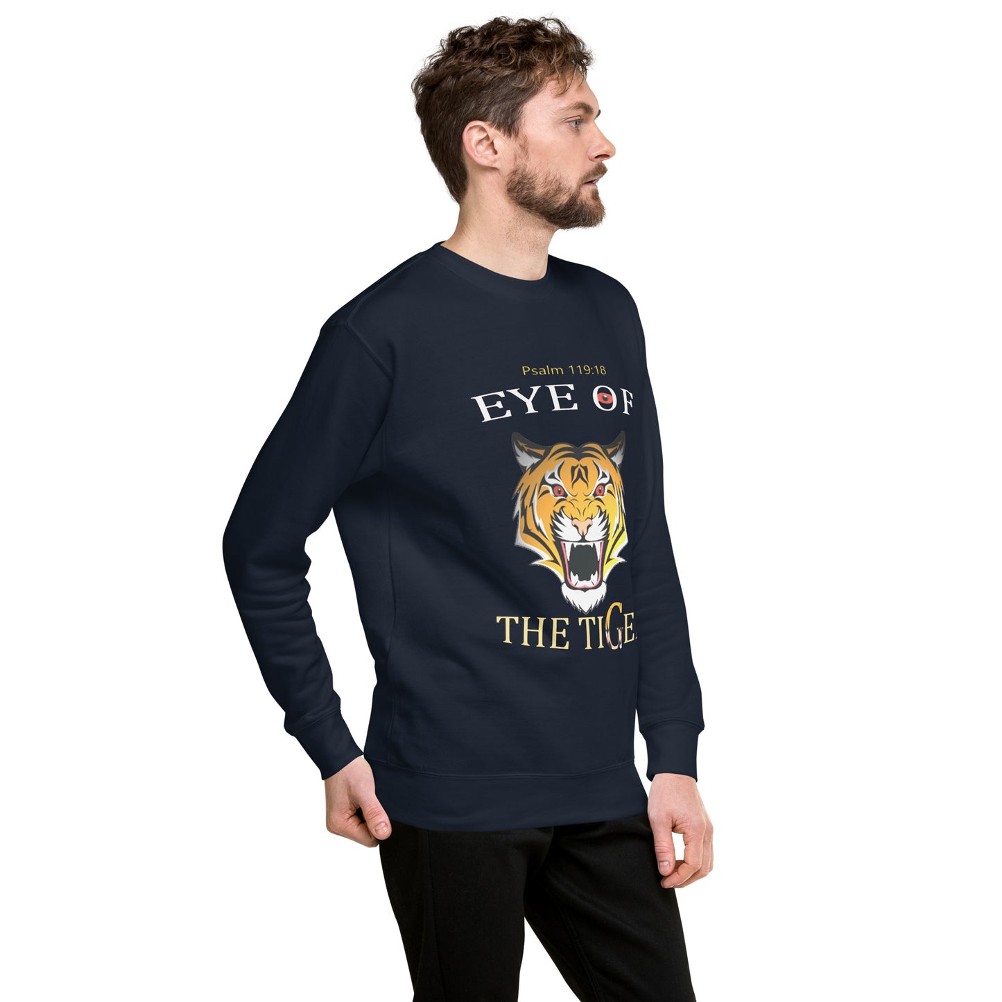 Eye Of The Tiger Unisex Premium Sweatshirt