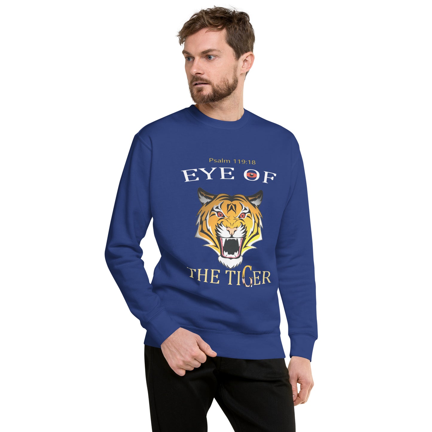 Eye Of The Tiger Unisex Premium Sweatshirt