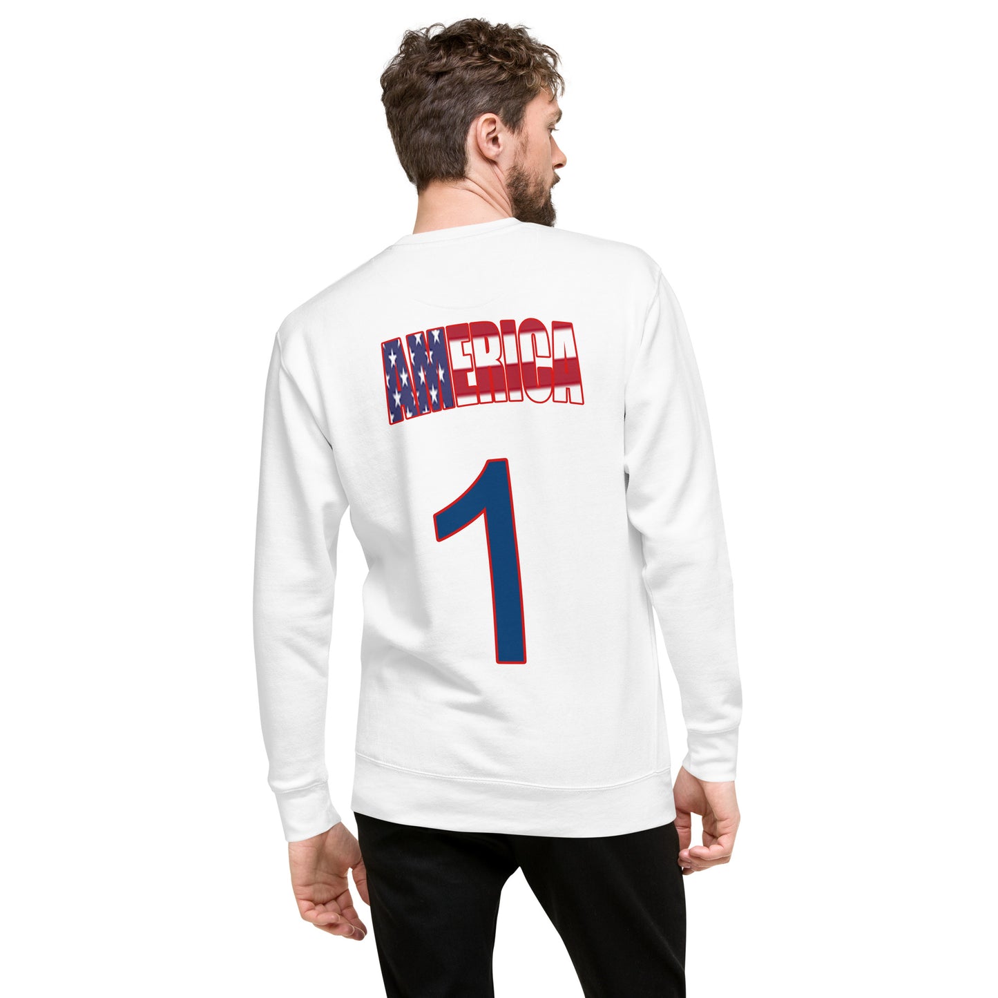 USA "One America" Unisex Premium Sweatshirt