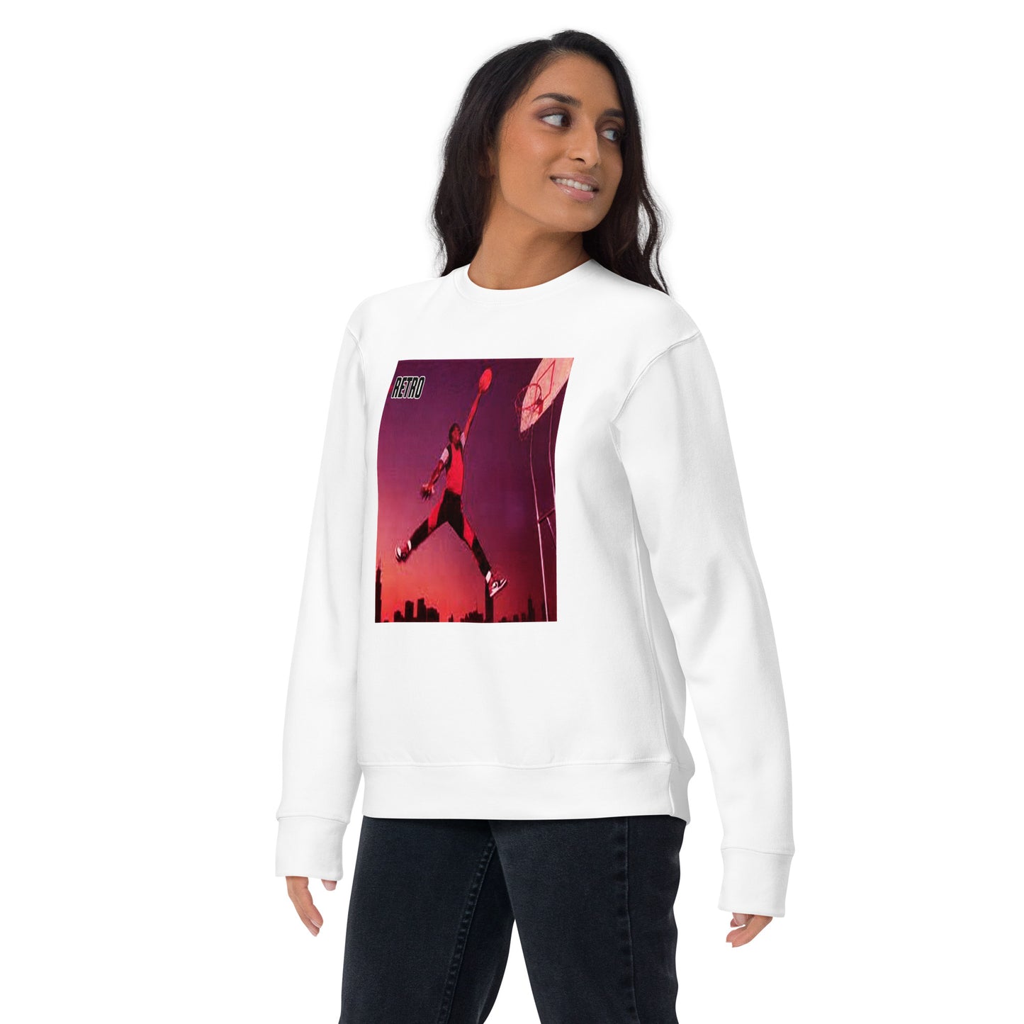 Retro 90's Michael Jordan Retro Unisex Premium Sweatshirt