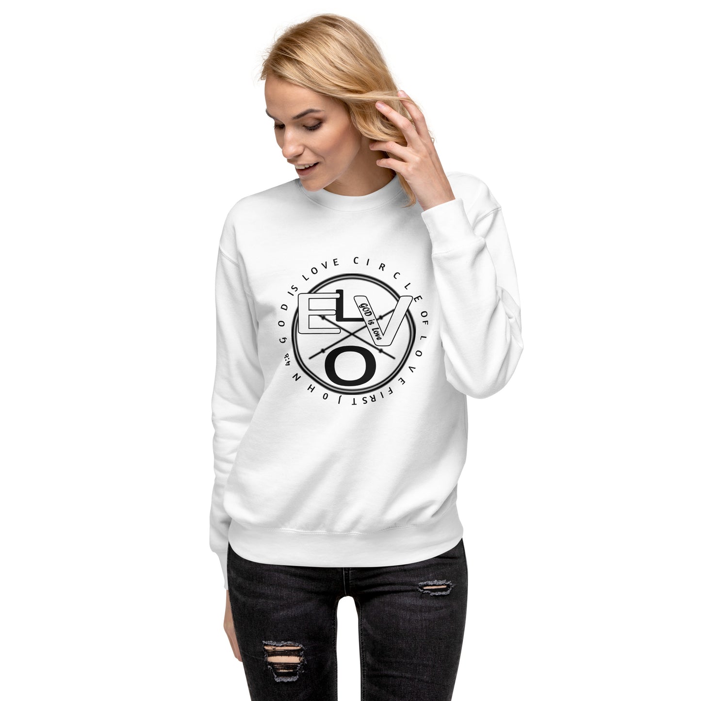 Circle of Love Unisex Premium Sweatshirt