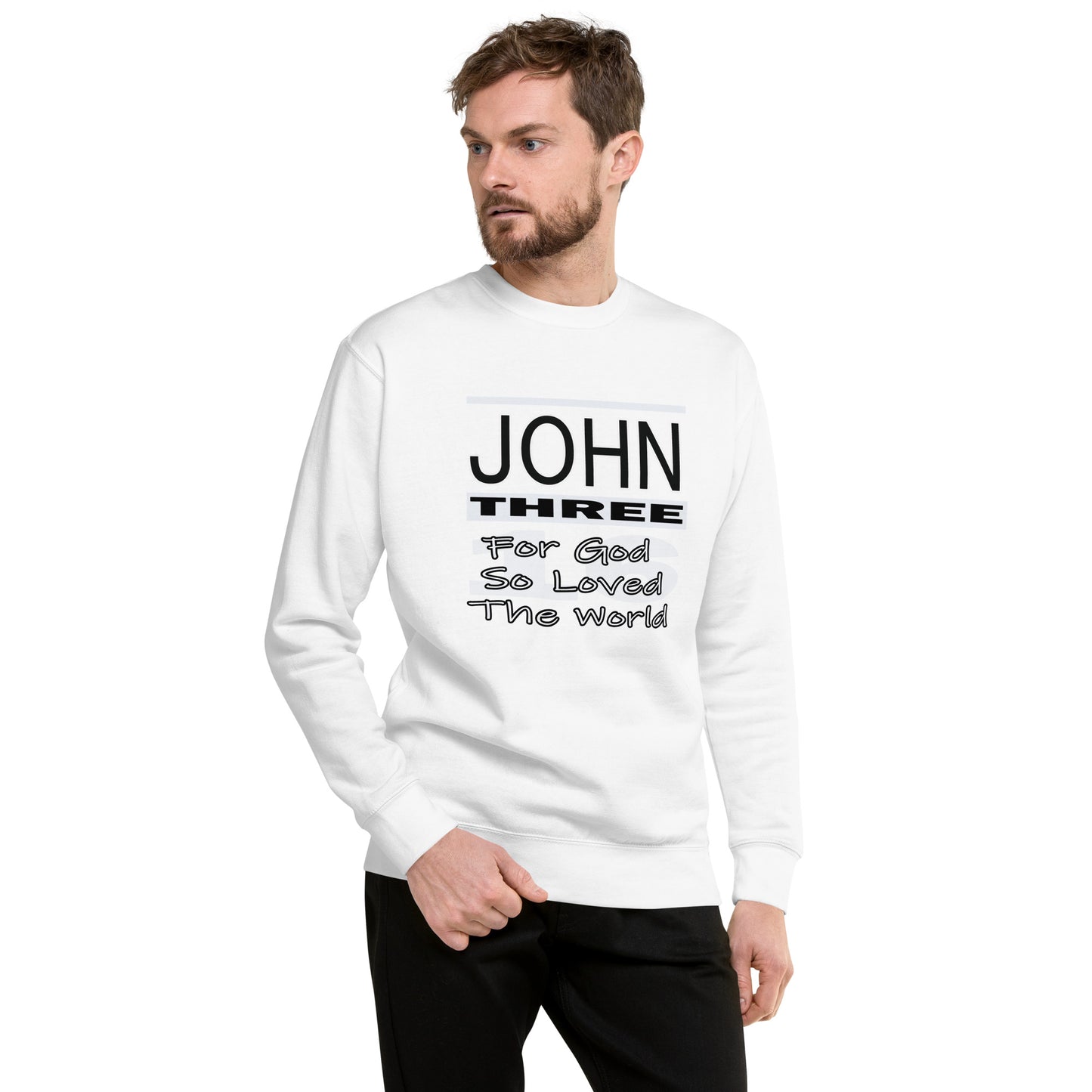 John 3:16 Unisex Premium Sweatshirt