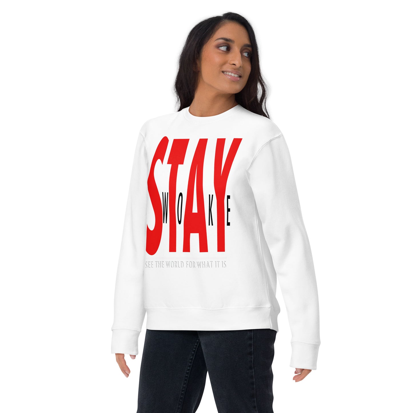 Stay Woke "20/20" Unisex Premium Sweatshirt