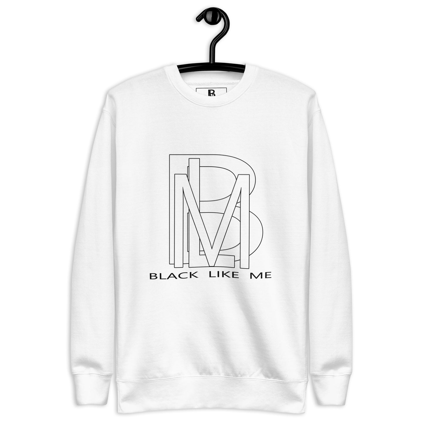 Black Like Me "White Lux" Unisex Sweatshirt