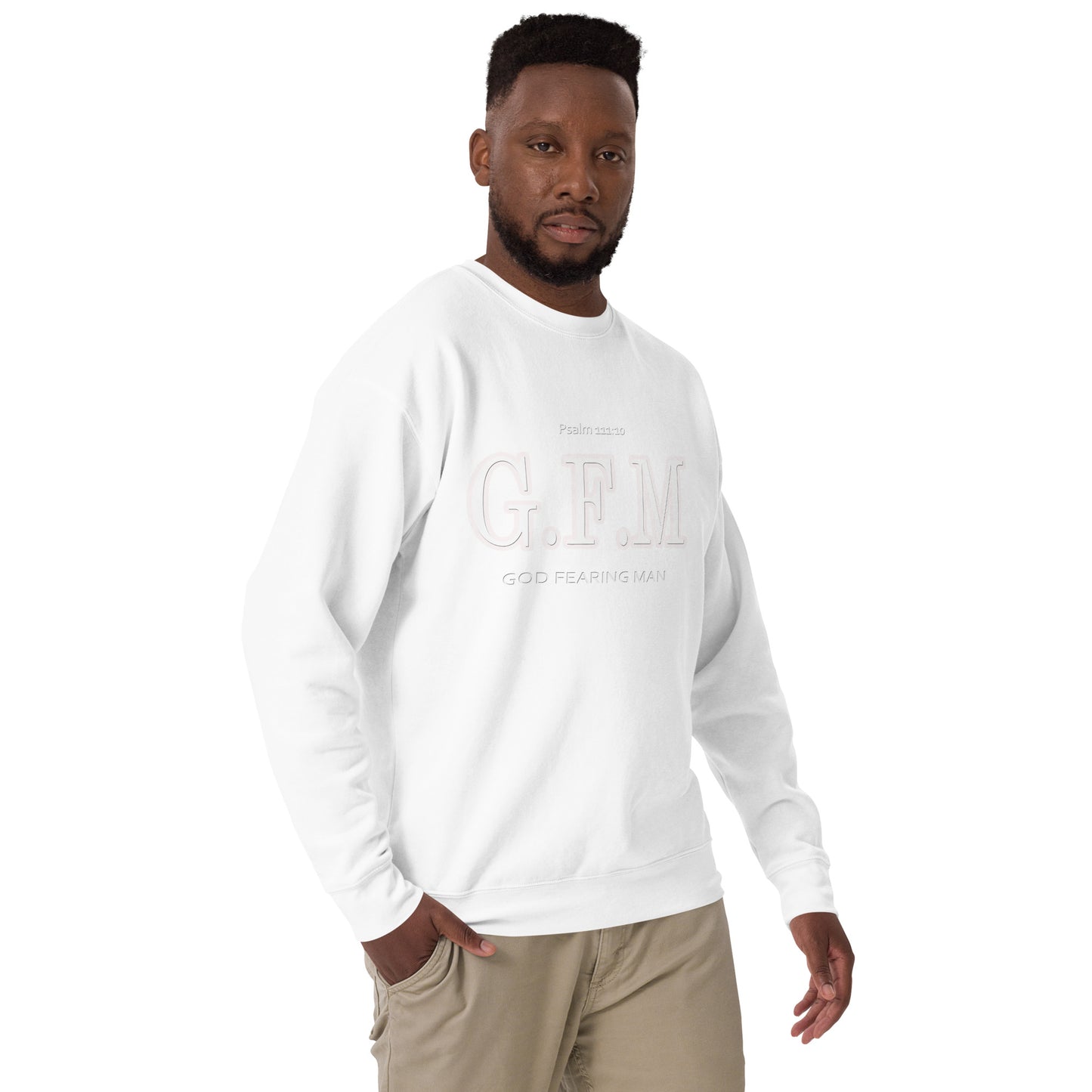 God Fearing Man Unisex Premium Sweatshirt