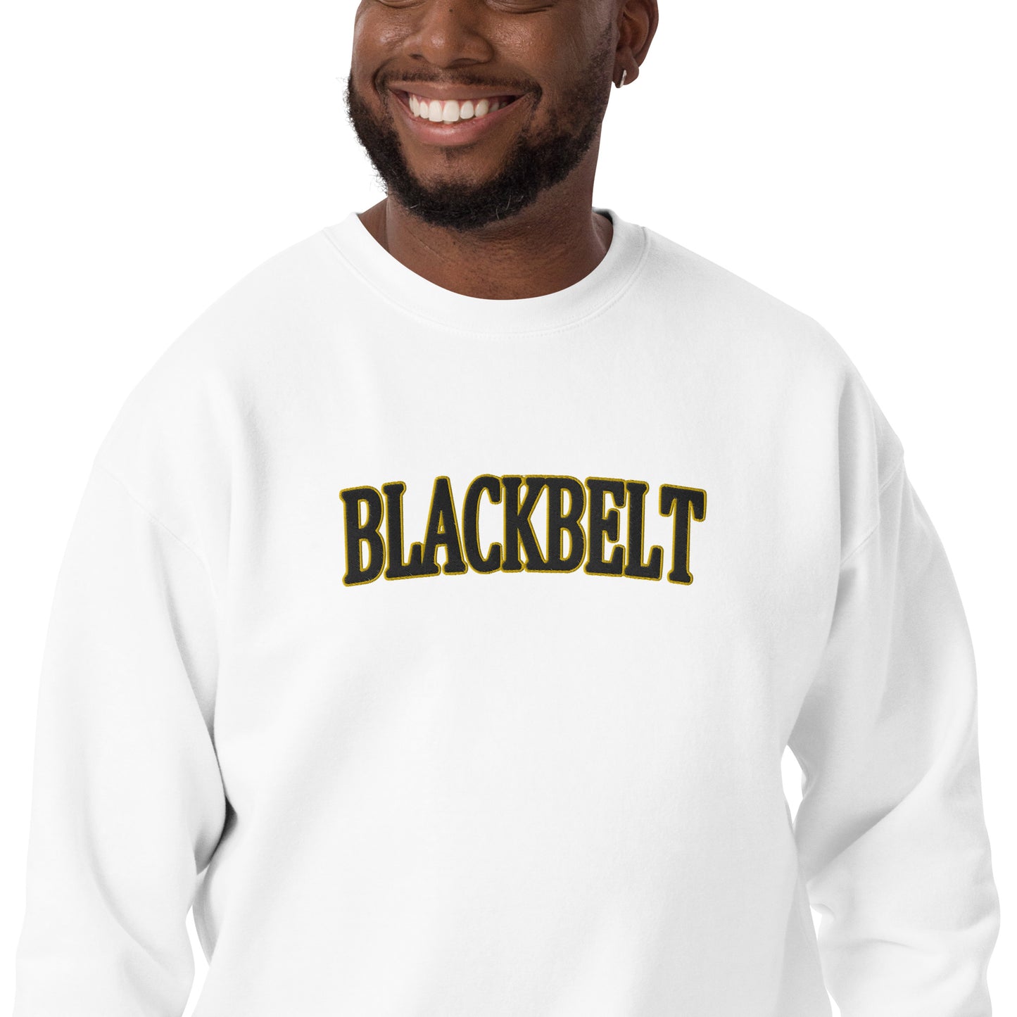 Embroidered Blackbelt Area Unisex Premium Sweatshirt