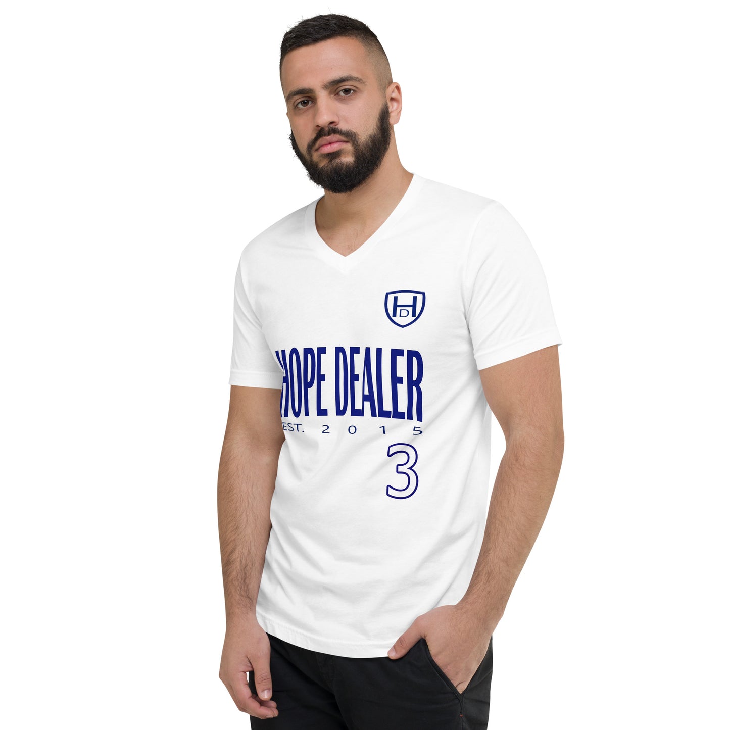 Hope Dealer "Got Game" Unisex Short Sleeve V-Neck T-Shirt