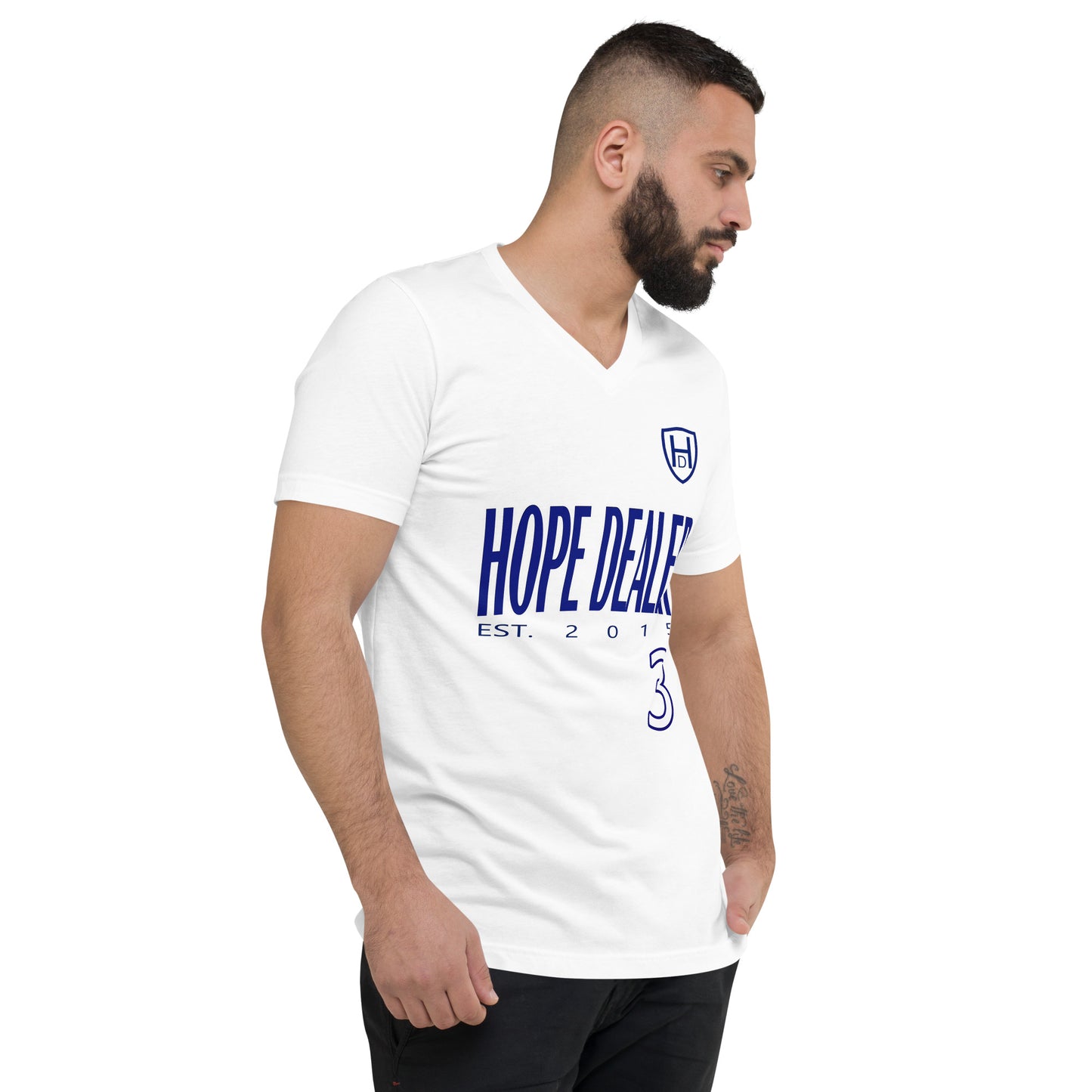 Hope Dealer "Got Game" Unisex Short Sleeve V-Neck T-Shirt