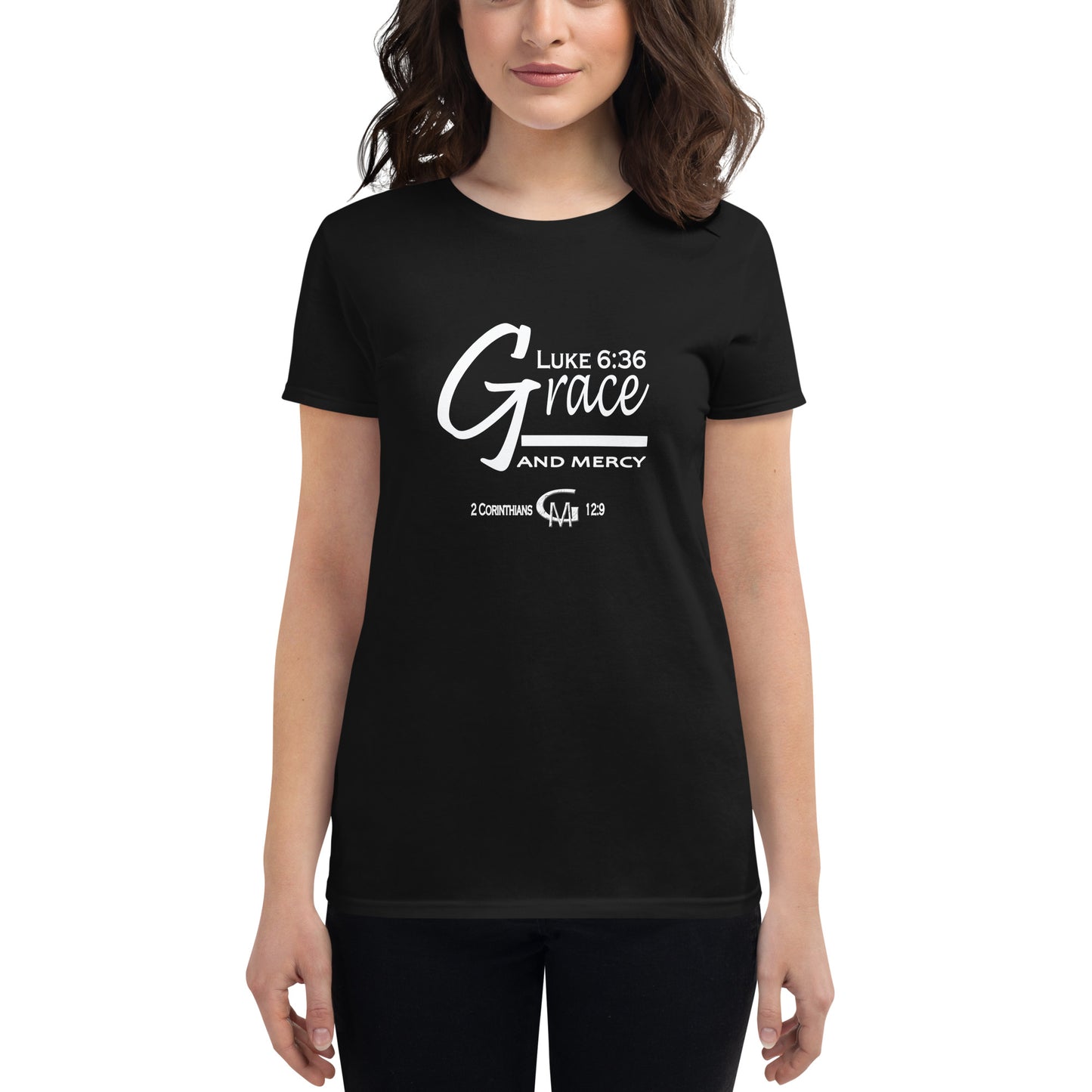 Grace and Mercy Wht Women's short sleeve t-shirt