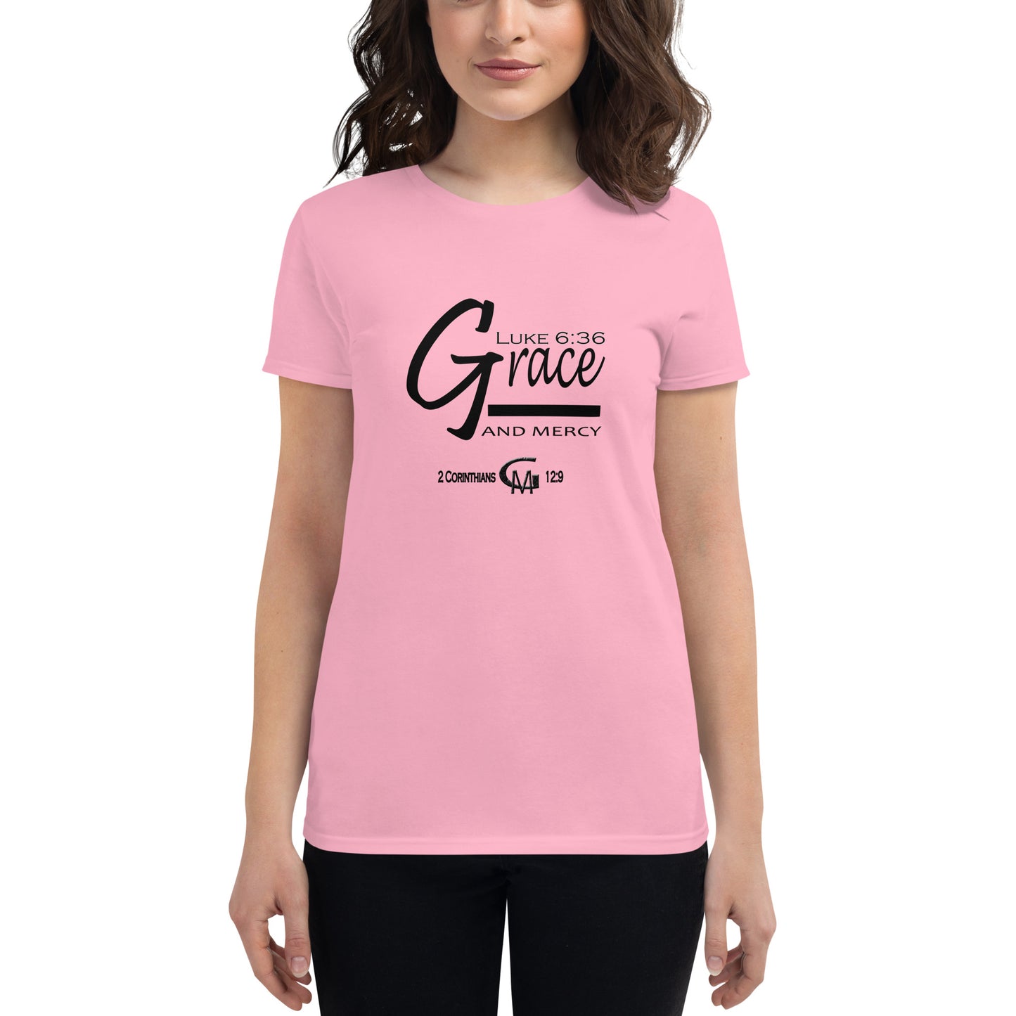 Grace and Mercy "Blk" Women's short sleeve t-shirt