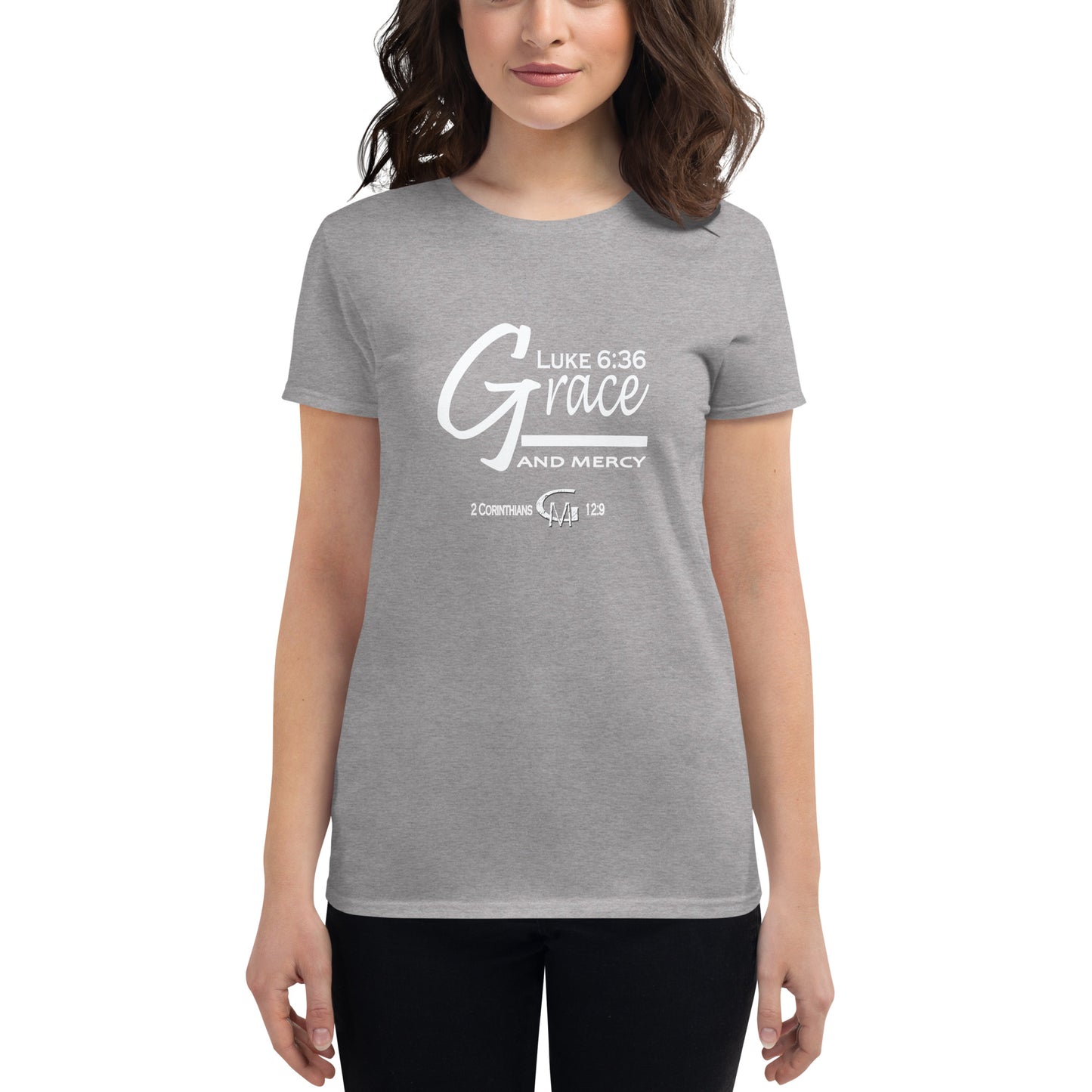 Grace and Mercy Wht Women's short sleeve t-shirt