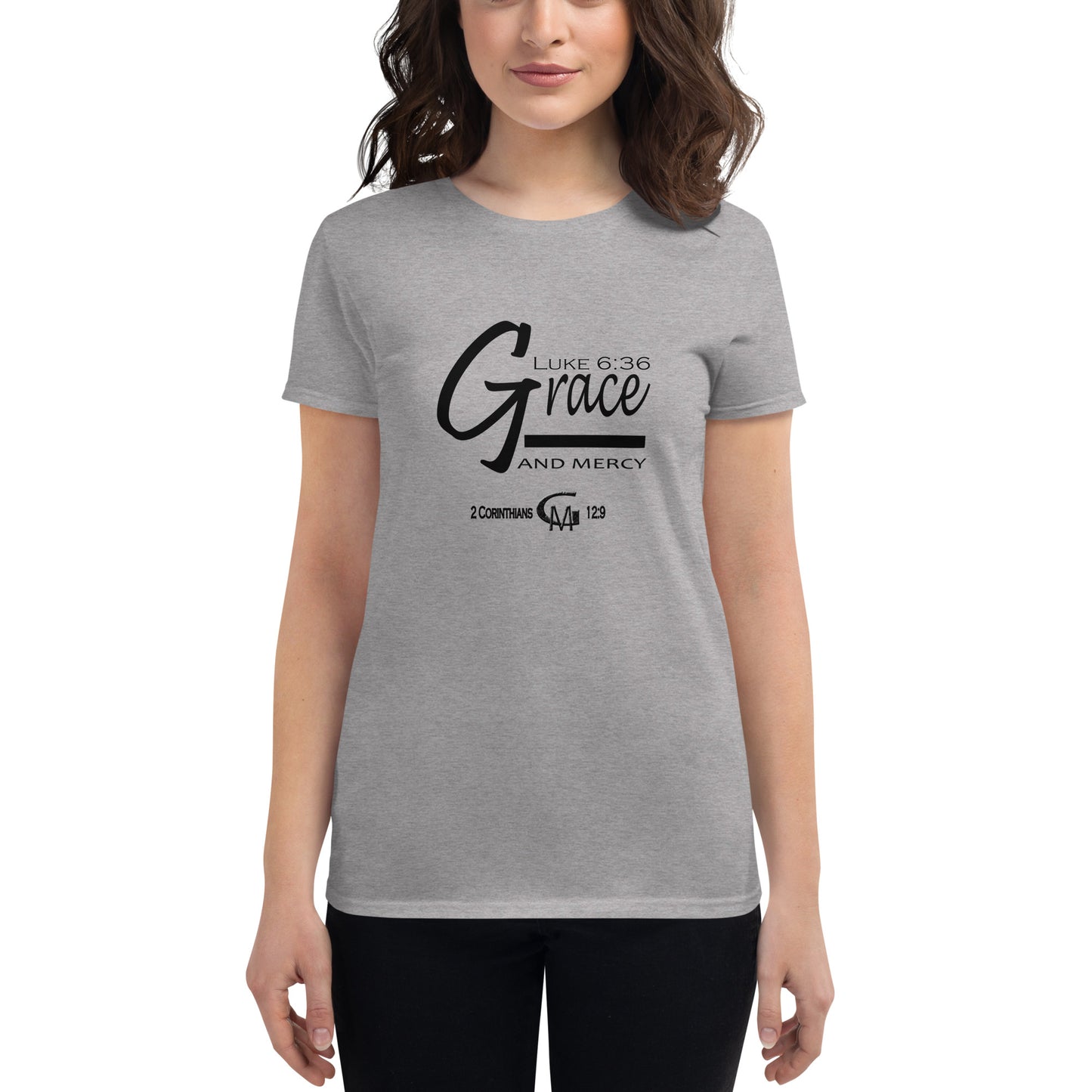 Grace and Mercy "Blk" Women's short sleeve t-shirt