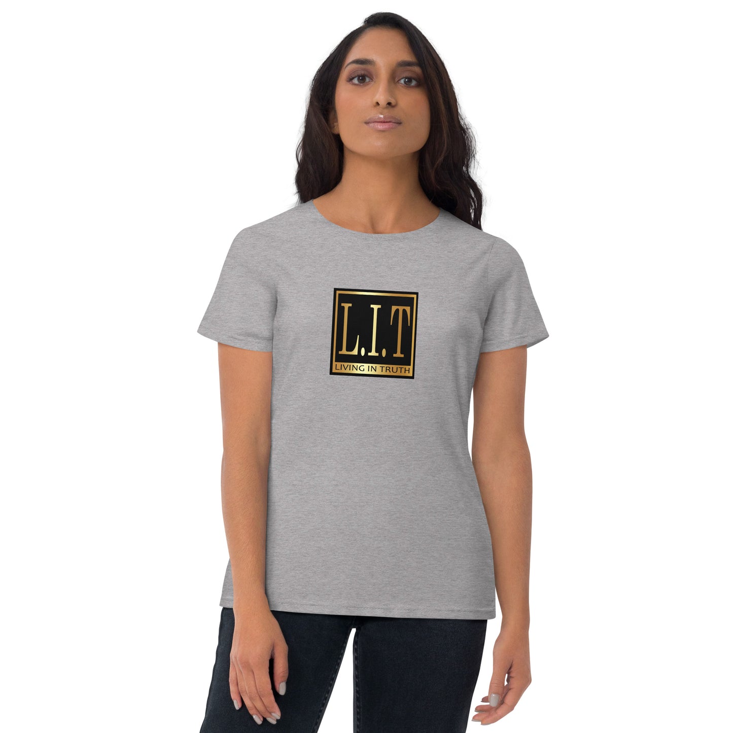 Gold L.I.T. "Living In Truth" Women's short sleeve t-shirt