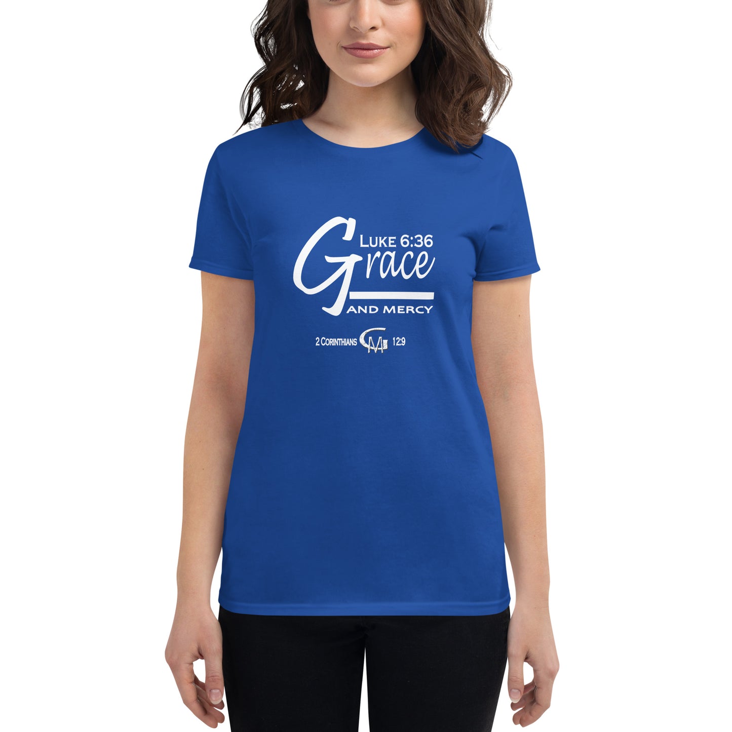 Grace and Mercy Wht Women's short sleeve t-shirt