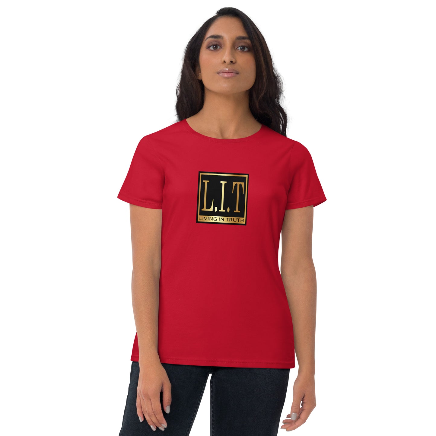 Gold L.I.T. "Living In Truth" Women's short sleeve t-shirt