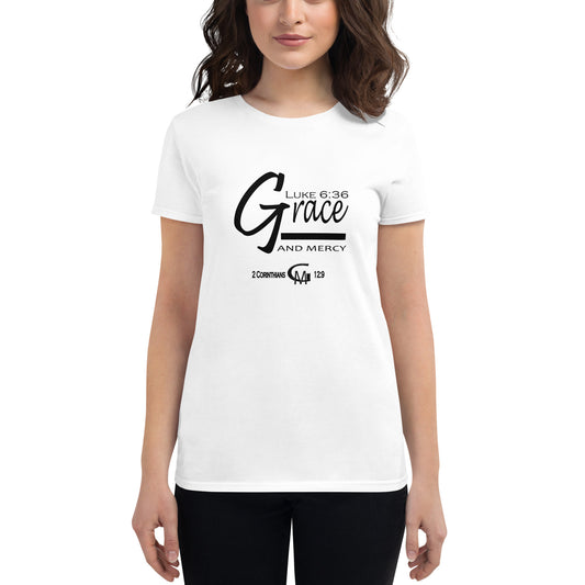 Grace and Mercy "Blk" Women's short sleeve t-shirt