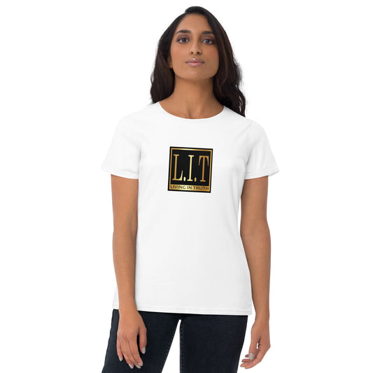Gold L.I.T. "Living In Truth" Women's short sleeve t-shirt